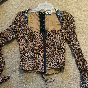 I AM GIA CHEETA CORSET